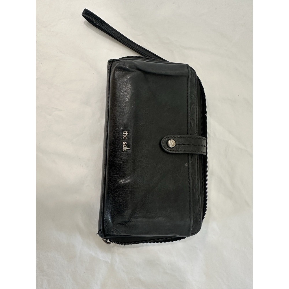 The SAK Iris 3-in-1 Smartphone Wallet/Crossbody Bag Leather Black‎